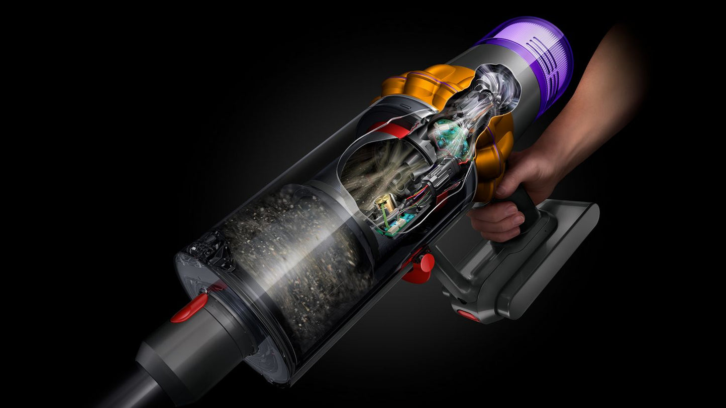 Dyson V15 Detect Absolute Digital Motorbar cleaner head and motor cutaway