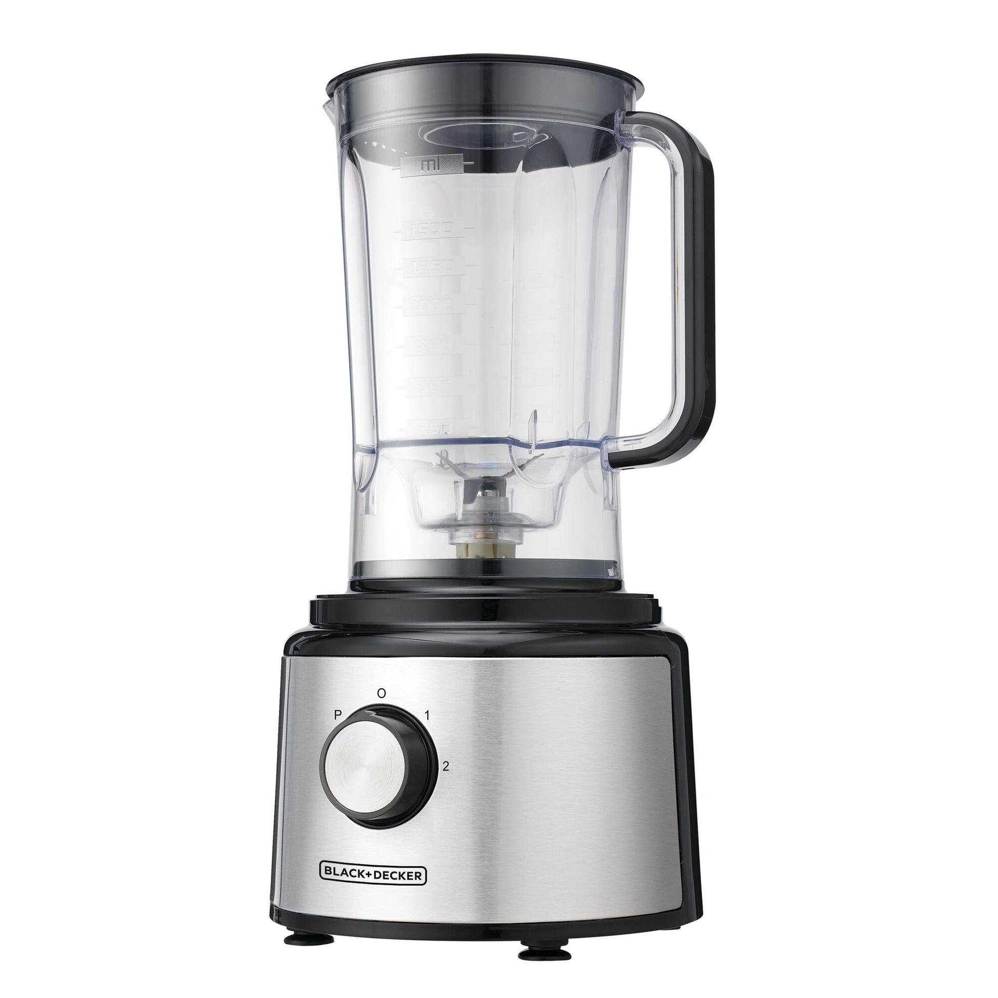 Black+Decker Food Processor blender jar stainless steel base