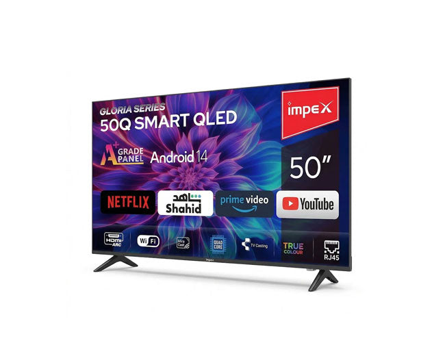 Impex GLORIA 50 Inch Q50A 4K Ultra HD Smart LED Android TV GLORIAQ50A