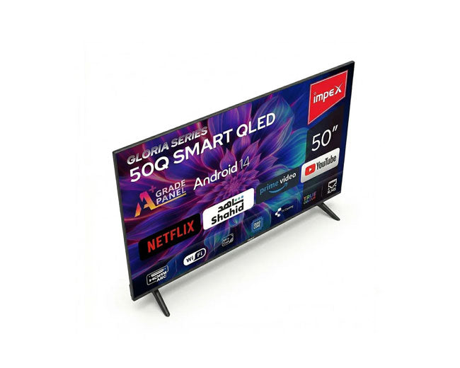 Impex GLORIA 50 Inch Q50A 4K Ultra HD Smart LED Android TV GLORIAQ50A
