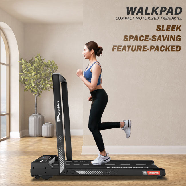 PowerMax WALKPAD Motorized Treadmill with Remote Control HMW04F1