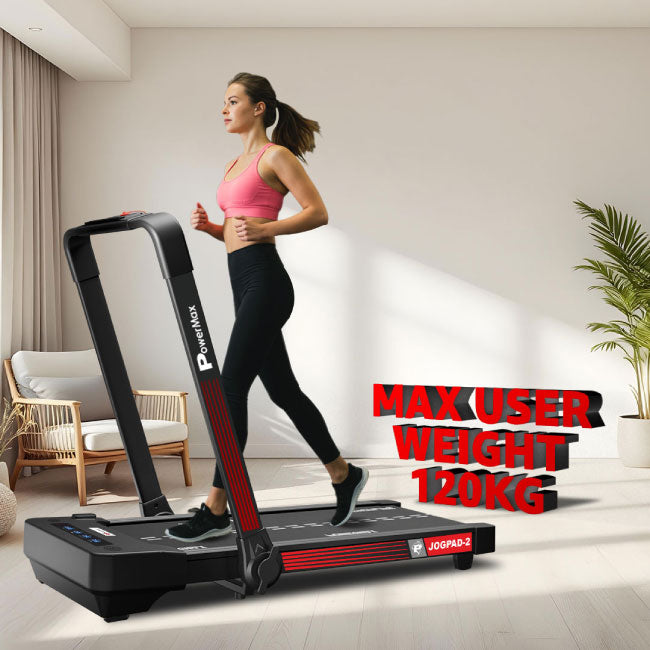 PowerMax Motorized Treadmill with Remote Control JogPad-2