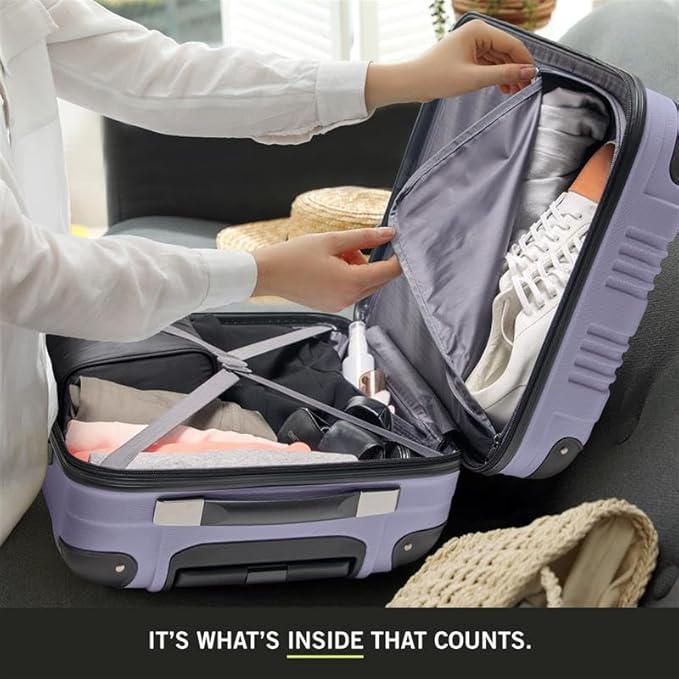 Kenneth Cole REACTION Out of Bounds Lightweight Hardshell 4-Wheel Spinner Luggage Bag