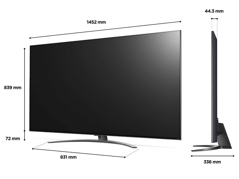 تلفزيون إل جي الذكي QNED QNED81 4K HDR مقاس 65 بوصة