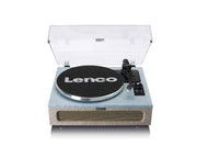 Lenco Bluetooth Turntable, Integrated Speakers 40 Watt RMS, RCA Out and AUX-in LS-440BUBG