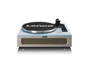 Lenco Bluetooth Turntable, Integrated Speakers 40 Watt RMS, RCA Out and AUX-in LS-440BUBG