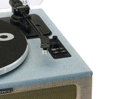 Lenco Bluetooth Turntable, Integrated Speakers 40 Watt RMS, RCA Out and AUX-in LS-440BUBG