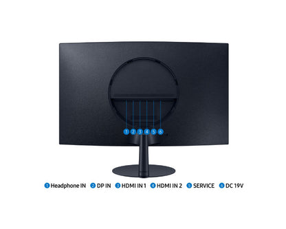 Samsung 27 Inch Curved Monitor with 1000R Curvature LS27C396X