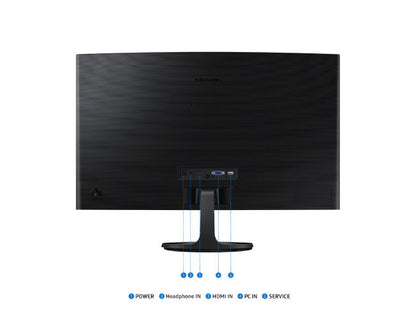 Samsung 27 Inch S36GD FHD 100Hz Curved Monitor with Game Mode LS27D360GAEXXY