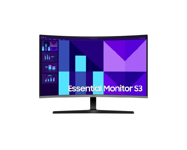 شاشة سامسونج S39GD مقاس 32 بوصة بدقة Full HD ومعدل تحديث 100 هرتز منحنية LS32D396GAUXEN