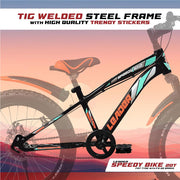 Leader Speedy Bike 20T Kids Cycle, Alloy Steel Material with 20 Inch Wheel Size