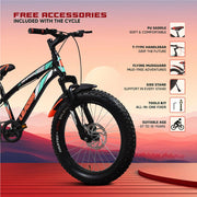 Leader Speedy Bike 20T Kids Cycle, Alloy Steel Material with 20 Inch Wheel Size