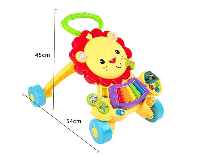 Little Angel Baby Lion Design Walker Musical Activity Toy for Kids