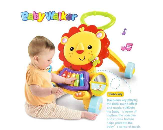 Little Angel Baby Lion Design Walker Musical Activity Toy for Kids