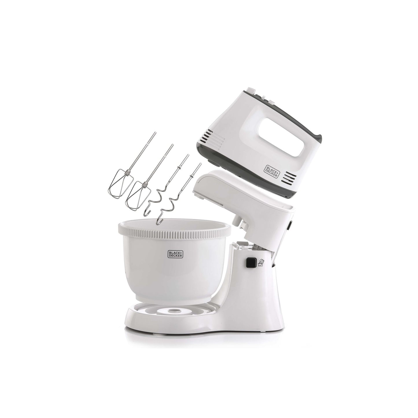 Black+Decker M700 stand mixer detachable hand mixer with beaters