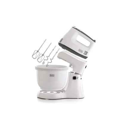 Black+Decker M700 stand mixer with dough hooks attachments
