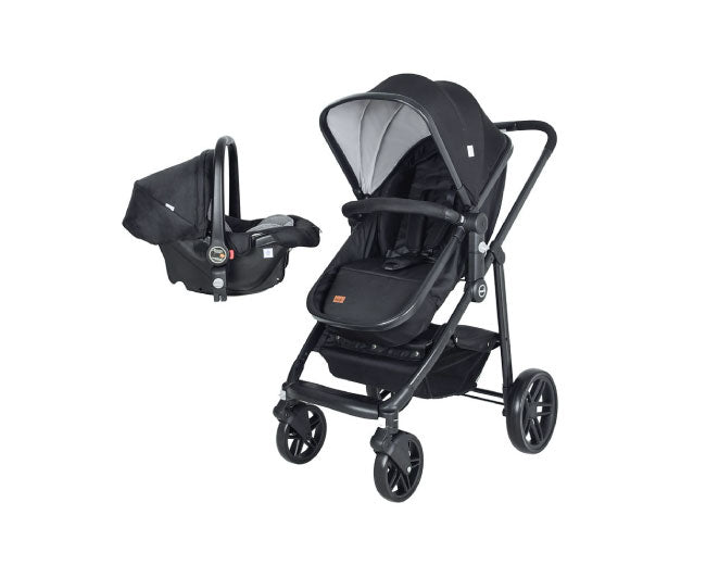 Tres Baby Stroller 3-in-1, Convertible Infant Stroller, Up to 22kg Capacity