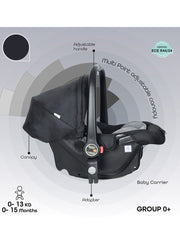 Tres Baby Stroller 3-in-1, Convertible Infant Stroller, Up to 22kg Capacity