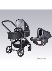 Tres Baby Stroller 3-in-1, Convertible Infant Stroller, Up to 22kg Capacity