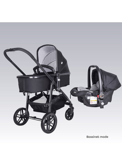 Tres Baby Stroller 3-in-1, Convertible Infant Stroller, Up to 22kg Capacity
