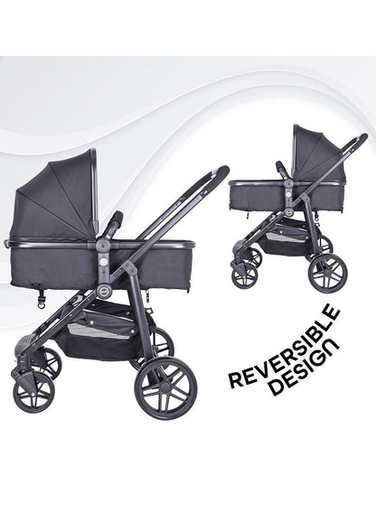 Tres Baby Stroller 3-in-1, Convertible Infant Stroller, Up to 22kg Capacity