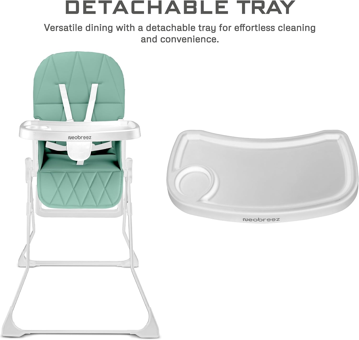 Neobreez CRIS Premium Baby High Chair, Adjustable Lightweight Easy Foldable, Capacity 5Kg
