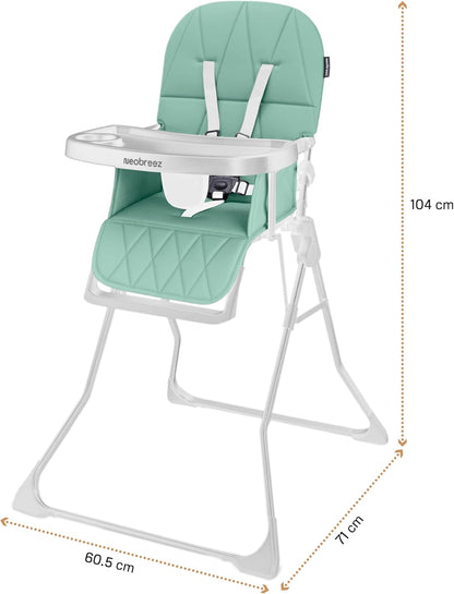 Neobreez CRIS Premium Baby High Chair, Adjustable Lightweight Easy Foldable, Capacity 5Kg
