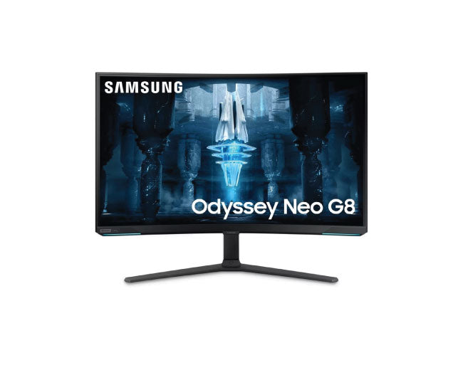 شاشة سامسونج 32 بوصة G85NB Odyssey Neo G8 4K 240Hz منحنية للألعاب LS32BG850NUX