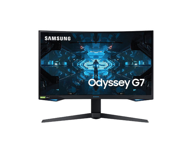 Samsung 27 inches G75T Odyssey G7 WQHD 240Hz Curved Gaming Monitor 27G75T