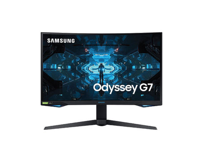Samsung 27 inches G75T Odyssey G7 WQHD 240Hz Curved Gaming Monitor 27G75T