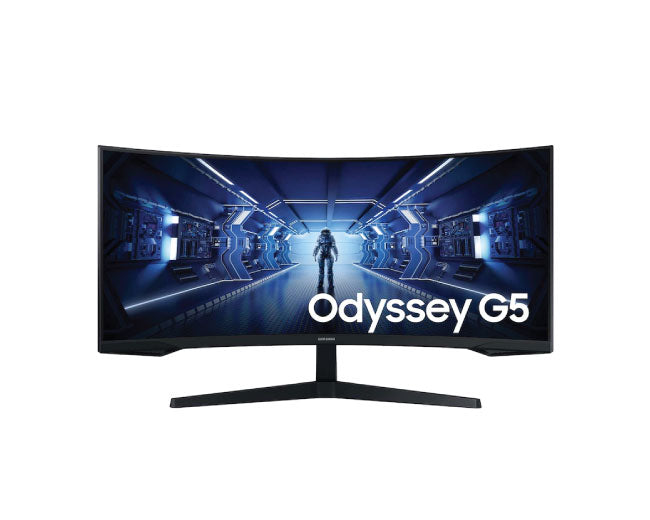 Samsung 34 Inch G55T Odyssey G5 Ultra WQHD 165Hz Curved Gaming Monitor