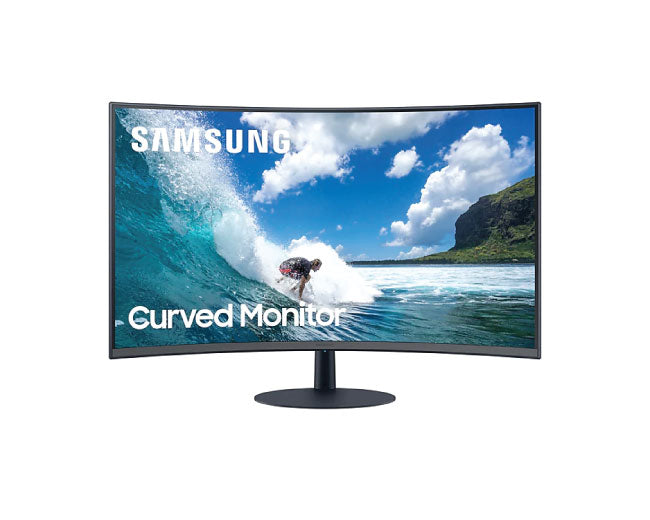 Samsung 32 Inch 75Hz Curved Monitor with Optimal Curvature 1000R C32T550F