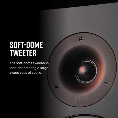 Polk Audio T50 Home Theater 150W Floor Standing Tower Speaker