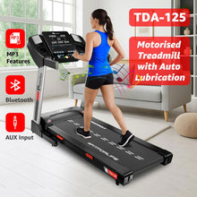 PowerMax Fitness TDA-125 SERIES 4.0HP Peak Motorized Electric Treadmill, LCD Display for Workout
