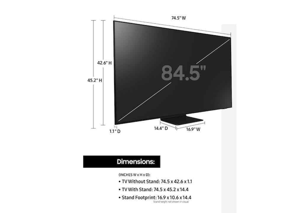 Samsung 85" QN90A Neo QLED 4K HDR Smart TV 85QN90A
