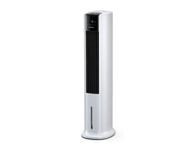 Pro Breeze 42 Inch Portable Tower Fan with Built-in 7L Evaporative Air Cooler Function, 3 Speeds, 60° Oscillation, 10 Hour Timer & Night Mode