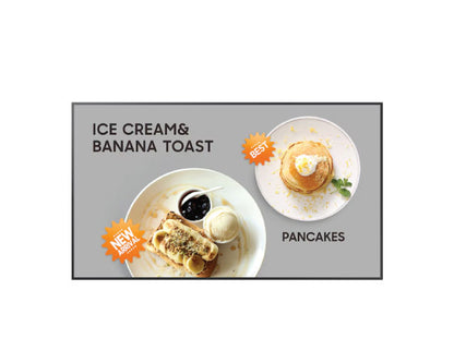 Samsung 32 Inch Smart Signage Ultra Slim Depth Even Bezel 4K Display QM32C