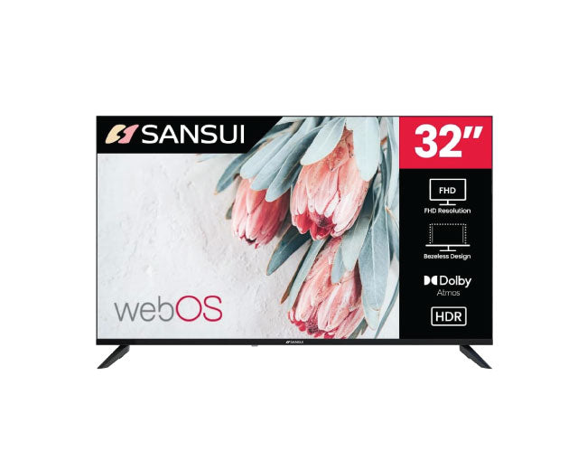 Sansui 32 Inch LED Smart TV with HDR, Dolby Vision S32VAFW