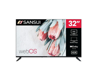 Sansui 32 Inch LED Smart TV with HDR, Dolby Vision S32VAFW