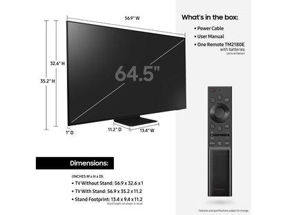 Samsung 65" QN90A Neo QLED 4K HDR Smart TV 65QN90A
