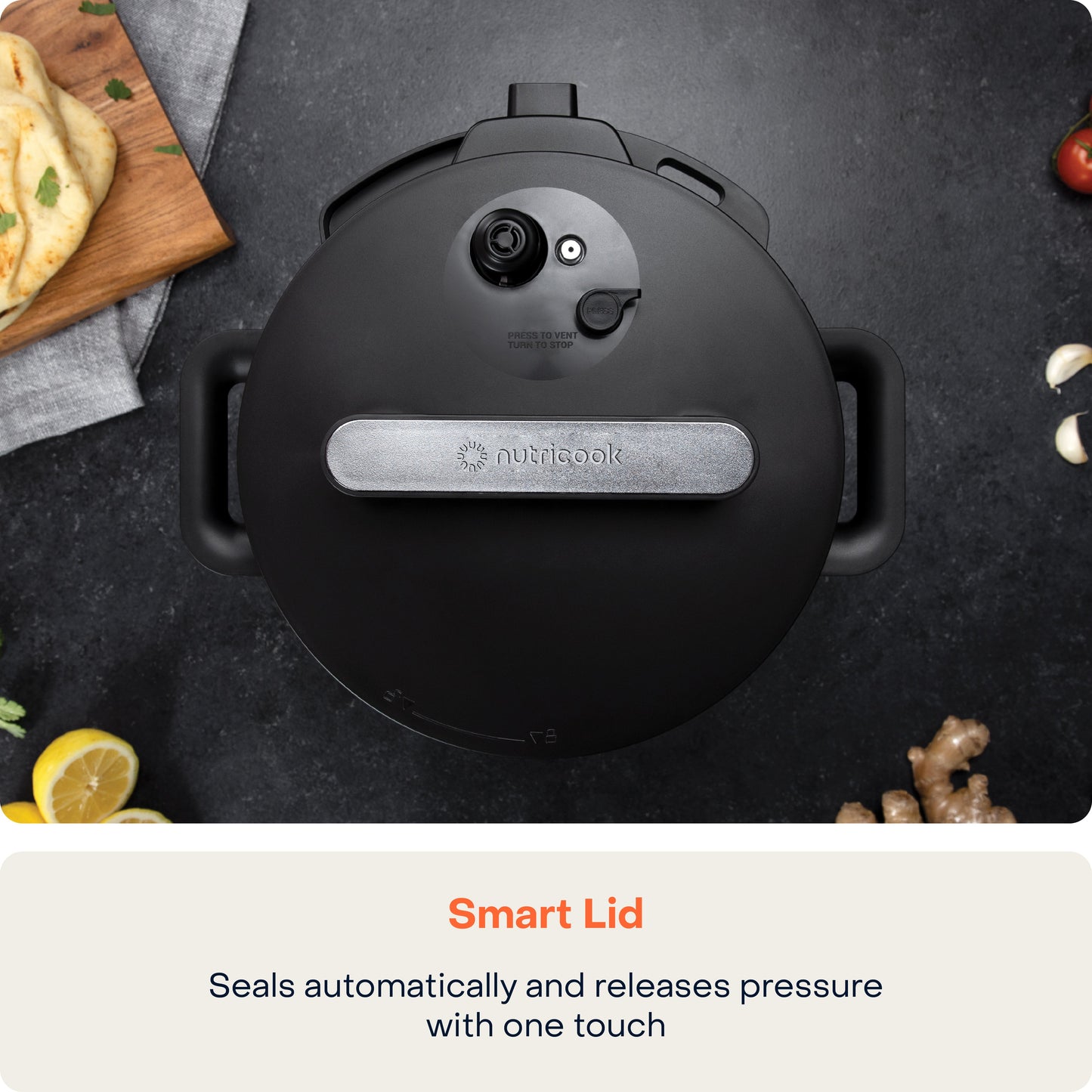 Nutricook Smart Pot 2 8L with steam rack and accessories