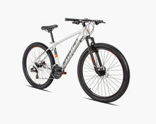 SPARTAN Calibre Hardtail Mountain Bicycle, Alloy Frame, Disc Brakes Shimano Shifters Silver