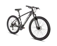 SPARTAN Calibre Hardtail Mountain Bicycle, Alloy Frame, Disc Brakes Shimano Shifters Charcoal Black