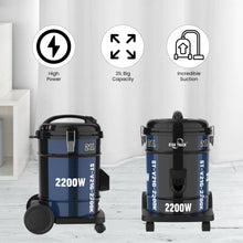 Star Track ST-V21G-2200K vacuum cleaner rear view with cord