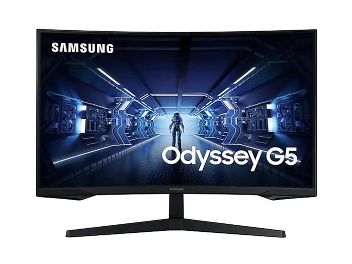شاشة ألعاب منحنية Samsung G55T Odyssey G5 QHD 144Hz مقاس 32 بوصة