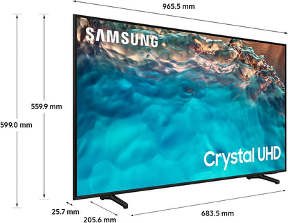 Samsung 43" BU8000 UHD Crystal 4K HDR Smart TV 43BU8000