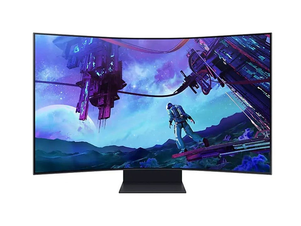 Samsung 55 Inch G97NC Odyssey Ark G9 2nd Gen Ultra HD 4K 165Hz Smart Curved Gaming Monitor