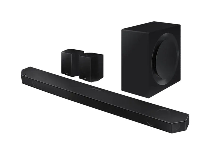 مكبر صوت سامسونج HW-Q990B Q-Series 11.1.4ch لاسلكي Dolby ATMOS وDTS:X SpaceFit Sound Q-Symphony Soundbar