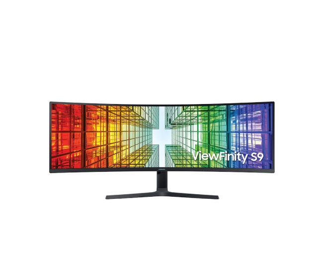 شاشة سامسونج 49 بوصة S95UA ViewFinity S9 عريضة للغاية منحنية LS49A950UIE