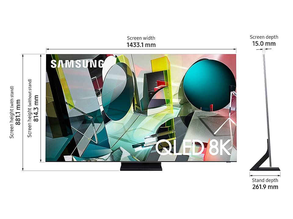 Samsung 65" Q950TS QLED 8K HDR Smart TV